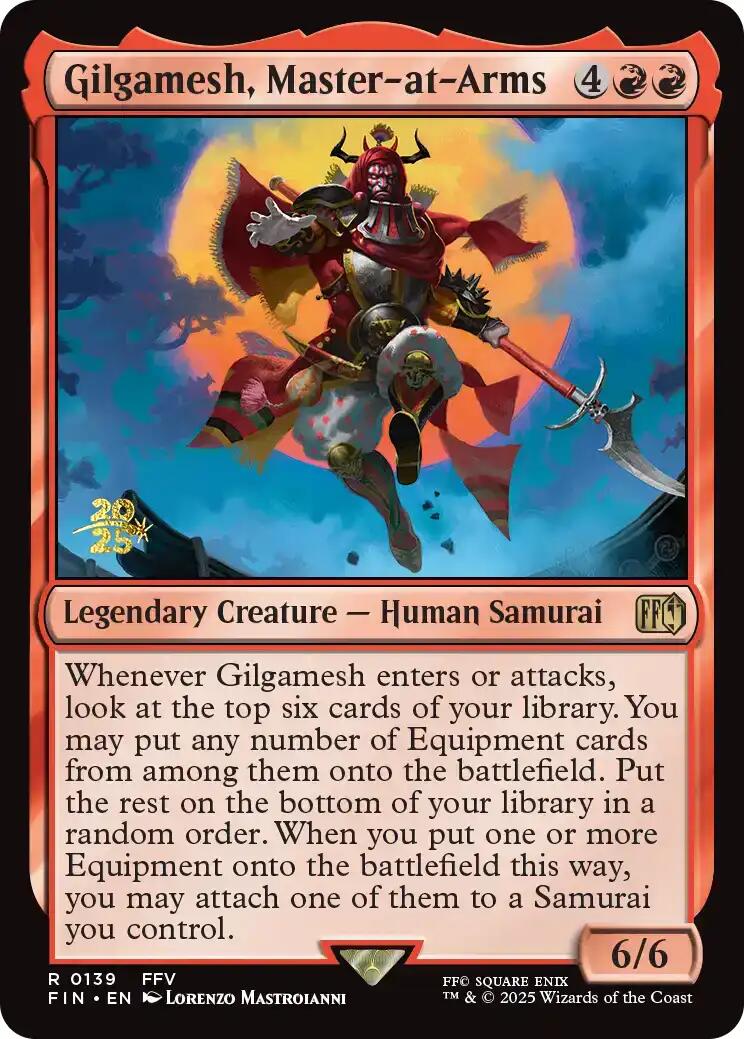 Gilgamesh, Master-at-Arms [FINAL FANTASY Prerelease Promo] | Gear Gaming Bentonville