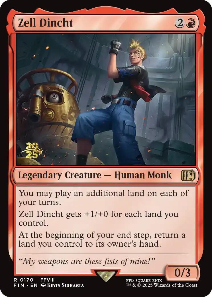 Zell Dincht [FINAL FANTASY Prerelease Promo] | Gear Gaming Bentonville