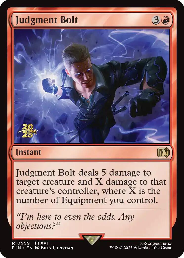 Judgment Bolt [FINAL FANTASY Prerelease Promo] | Gear Gaming Bentonville