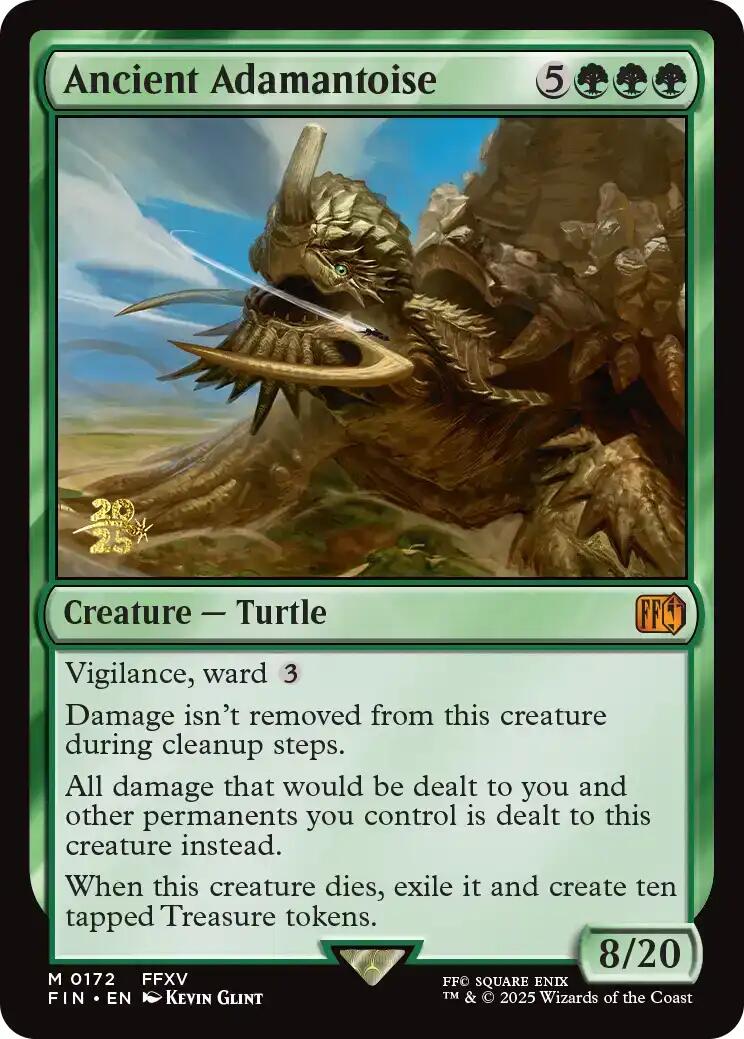 Ancient Adamantoise [FINAL FANTASY Prerelease Promo] | Gear Gaming Bentonville