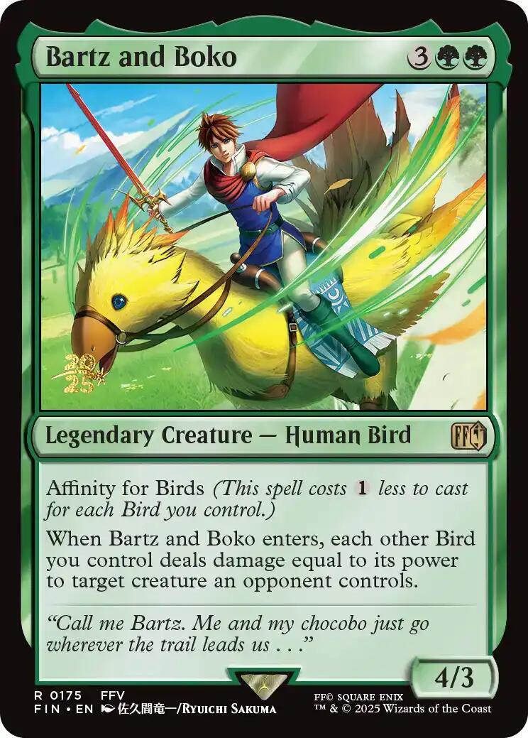 Bartz and Boko [FINAL FANTASY Prerelease Promo] | Gear Gaming Bentonville