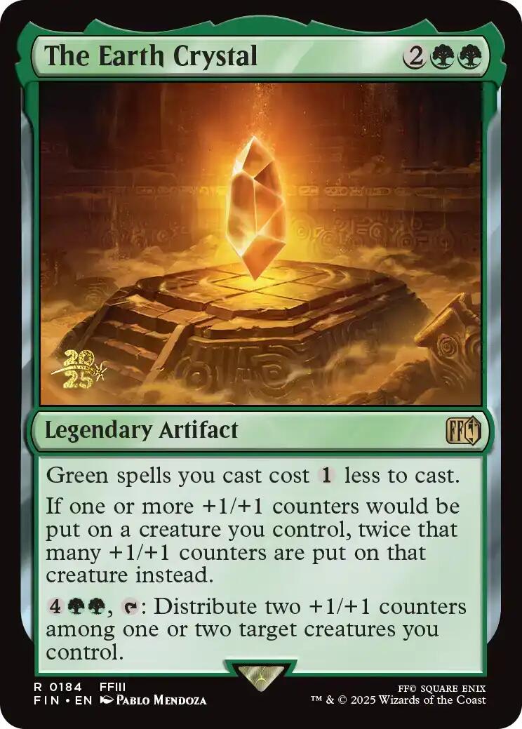 The Earth Crystal [FINAL FANTASY Prerelease Promo] | Gear Gaming Bentonville