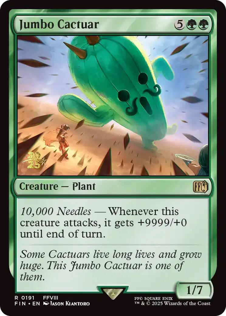 Jumbo Cactuar [FINAL FANTASY Prerelease Promo] | Gear Gaming Bentonville