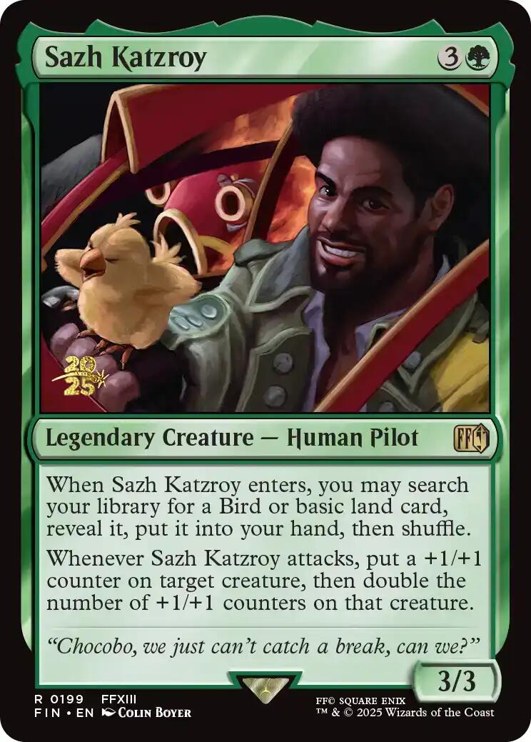 Sazh Katzroy [FINAL FANTASY Prerelease Promo] | Gear Gaming Bentonville