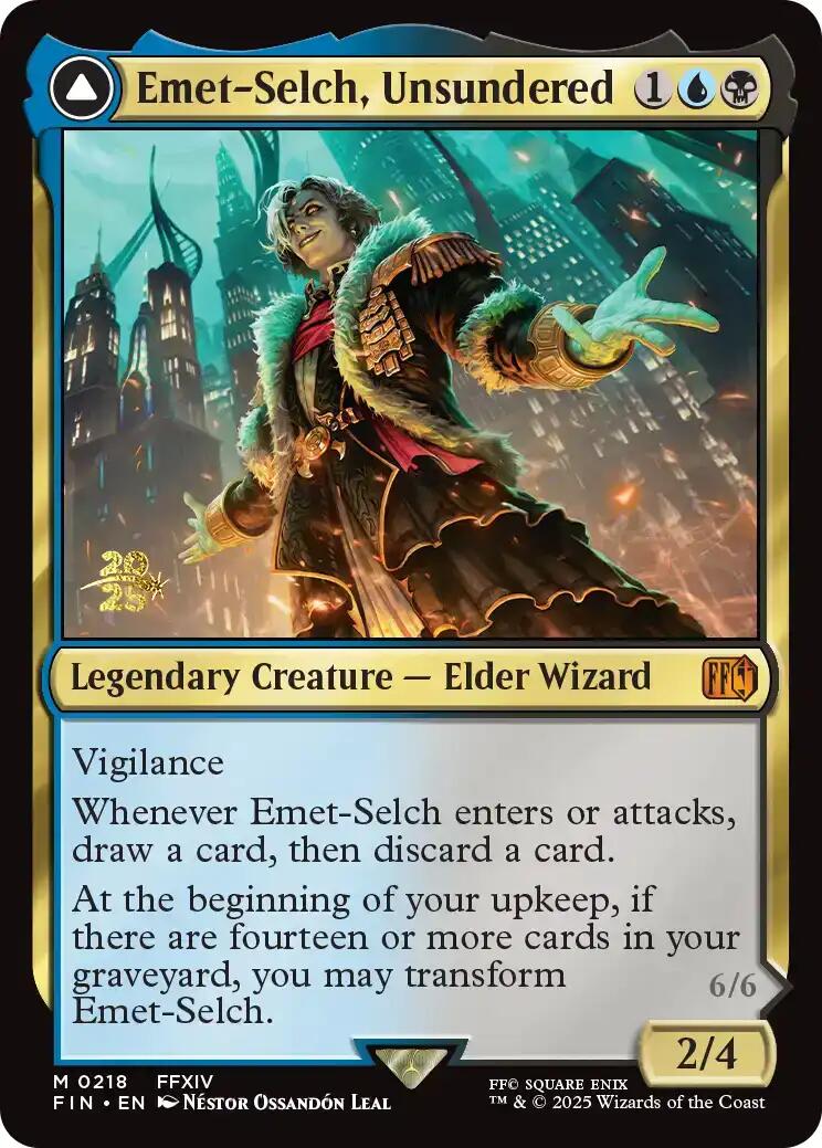 Emet-Selch, Unsundered // Hades, Sorcerer of Eld [FINAL FANTASY Prerelease Promo] | Gear Gaming Bentonville