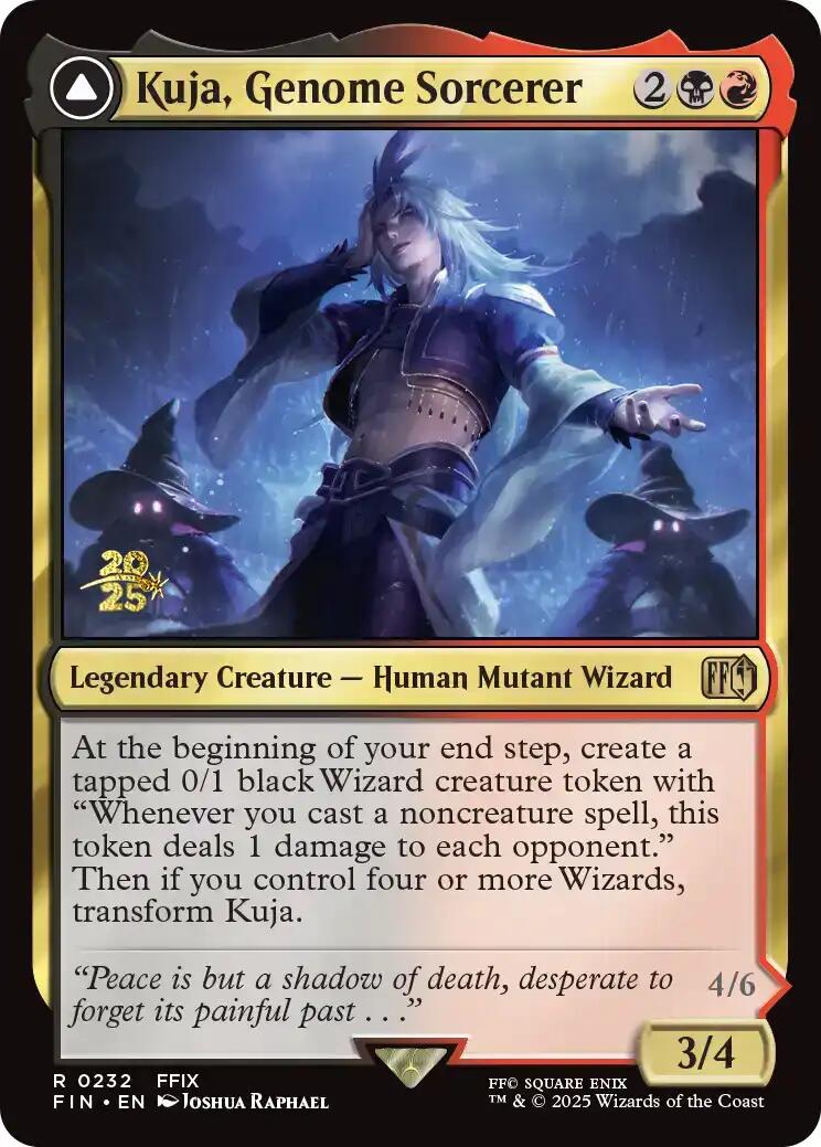 Kuja, Genome Sorcerer // Trance Kuja, Fate Defied [FINAL FANTASY Prerelease Promo] | Gear Gaming Bentonville