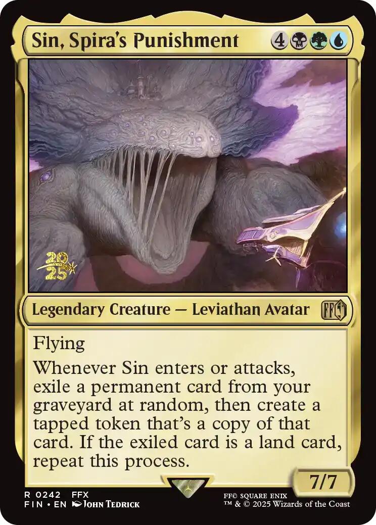 Sin, Spira's Punishment [FINAL FANTASY Prerelease Promo] | Gear Gaming Bentonville