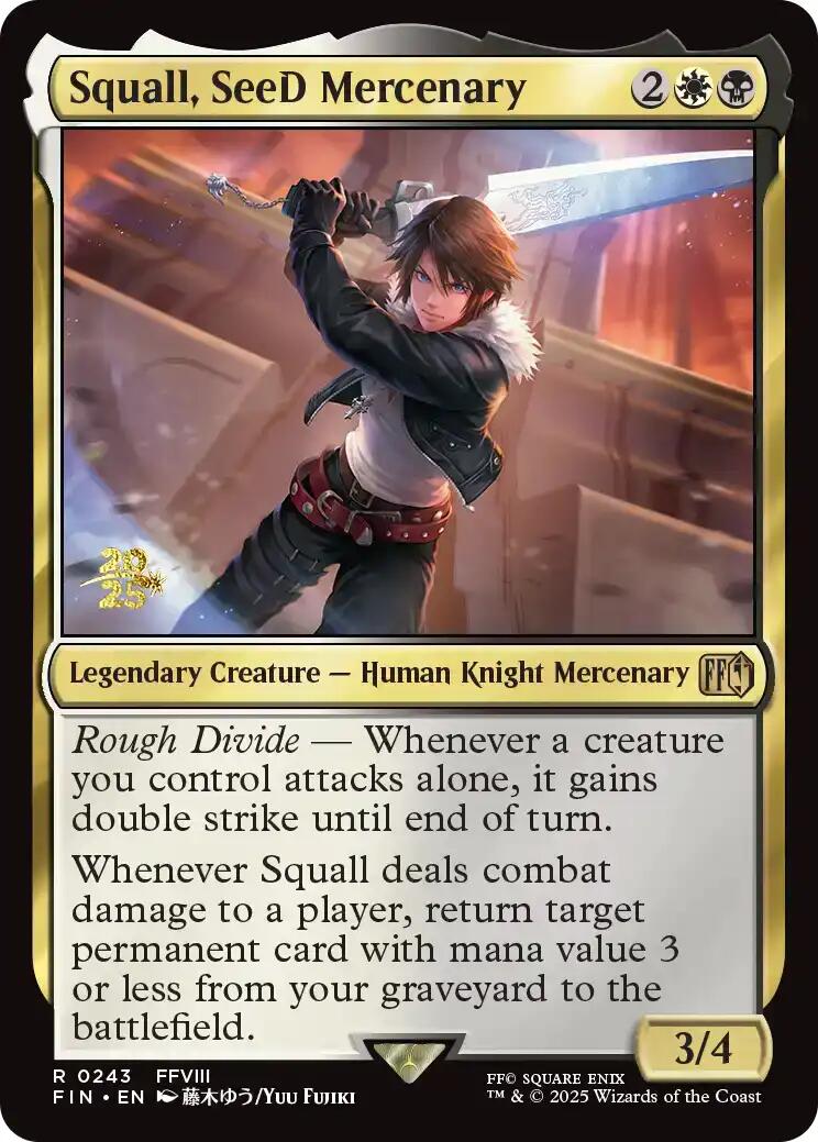 Squall, SeeD Mercenary [FINAL FANTASY Prerelease Promo] | Gear Gaming Bentonville