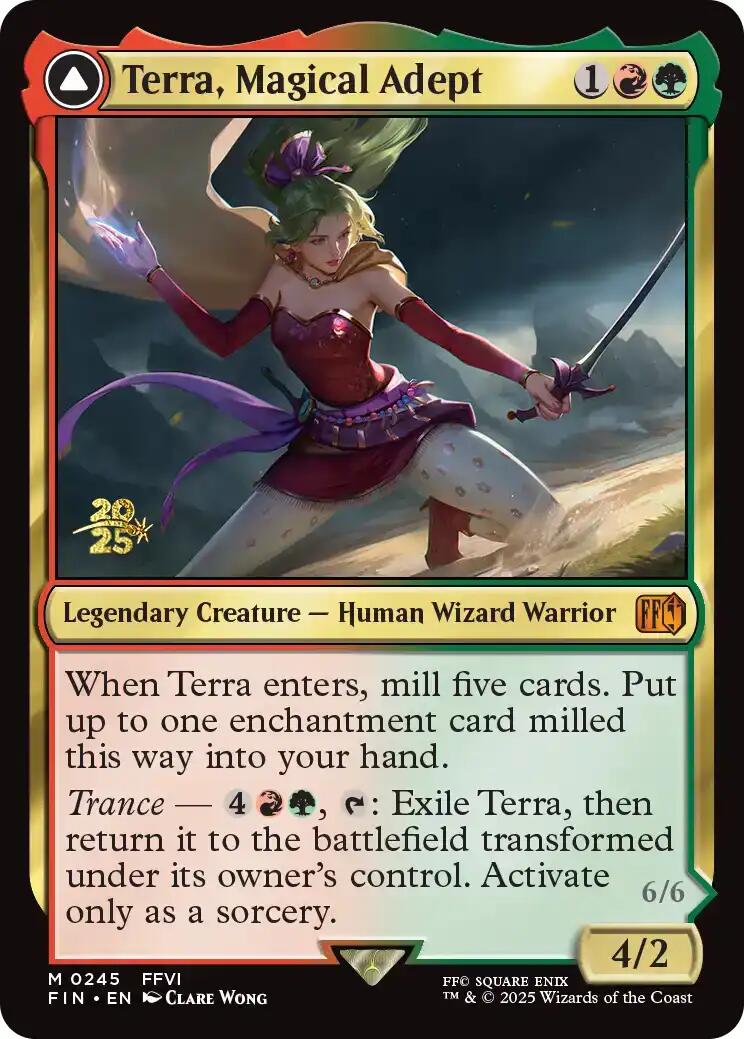 Terra, Magical Adept // Esper Terra [FINAL FANTASY Prerelease Promo] | Gear Gaming Bentonville