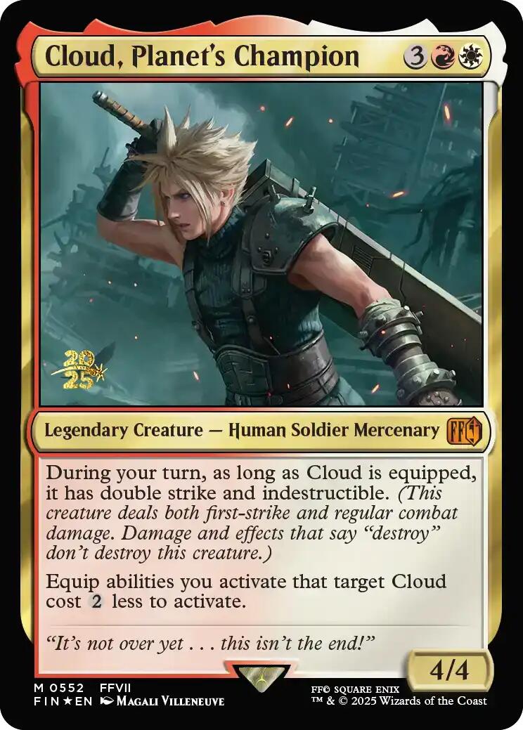 Cloud, Planet's Champion [FINAL FANTASY Prerelease Promo] | Gear Gaming Bentonville