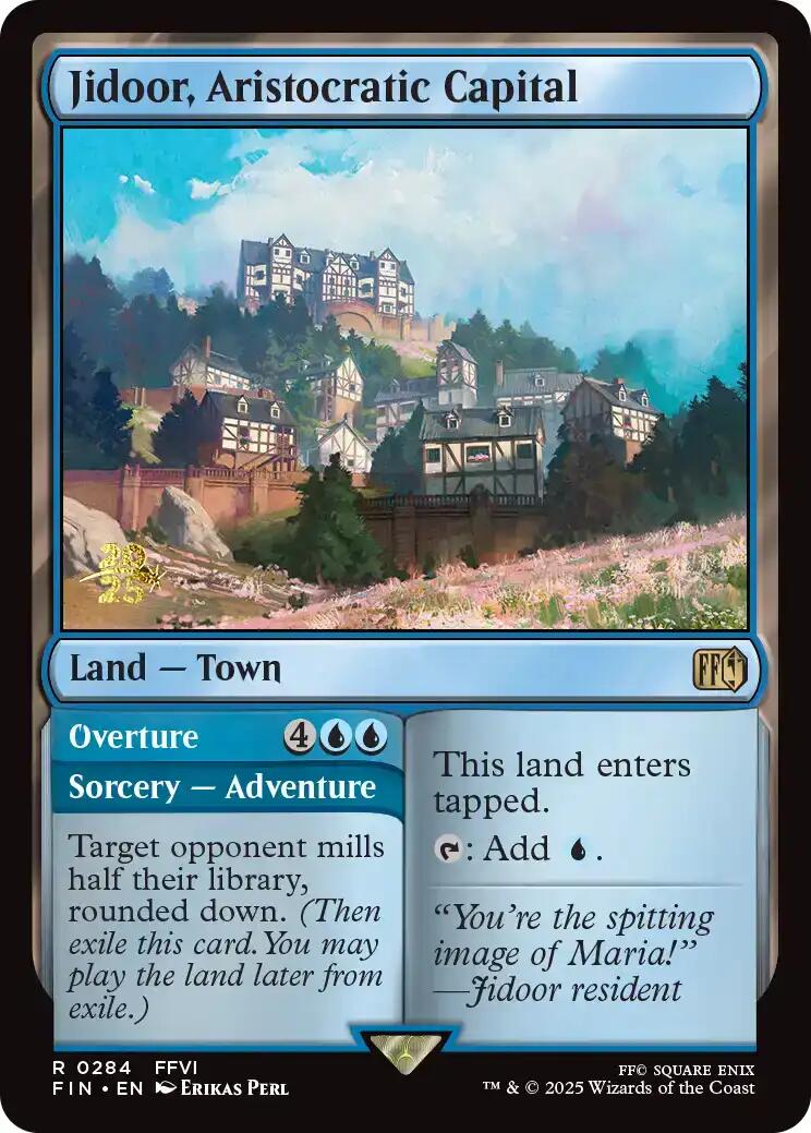Jidoor, Aristocratic Capital [FINAL FANTASY Prerelease Promo] | Gear Gaming Bentonville