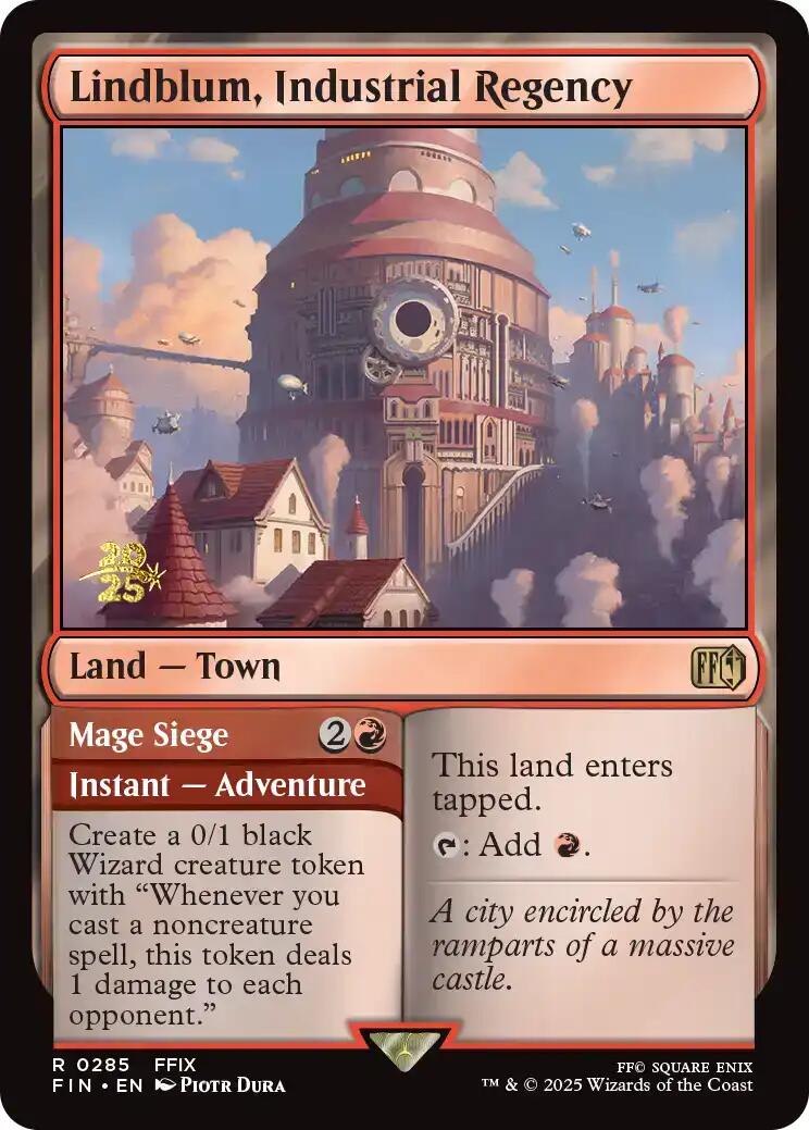 Lindblum, Industrial Regency [FINAL FANTASY Prerelease Promo] | Gear Gaming Bentonville