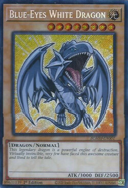 Blue-Eyes White Dragon [BLMM-EN001] Secret Rare | Gear Gaming Bentonville