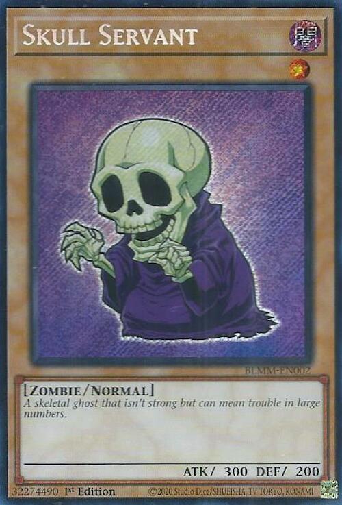 Skull Servant [BLMM-EN002] Secret Rare | Gear Gaming Bentonville