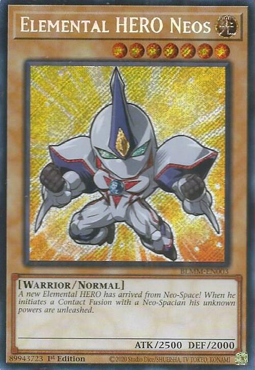 Elemental HERO Neos [BLMM-EN003] Secret Rare | Gear Gaming Bentonville
