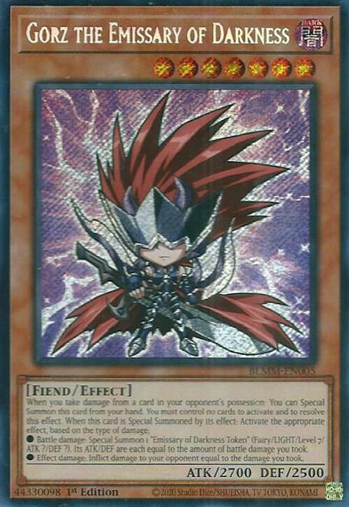 Gorz the Emissary of Darkness [BLMM-EN005] Secret Rare | Gear Gaming Bentonville