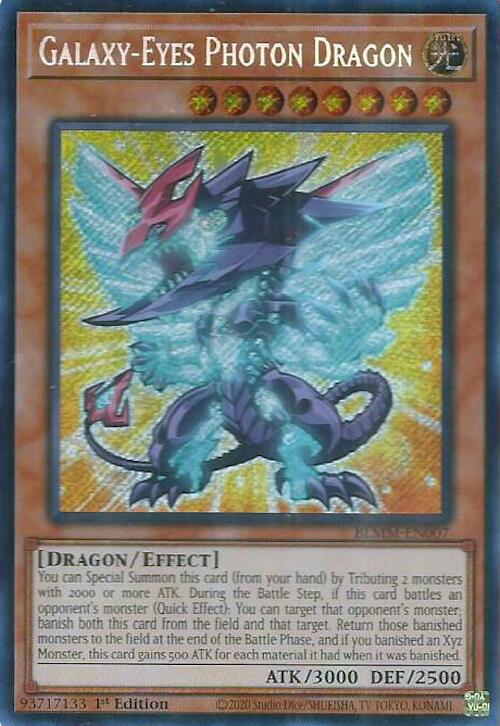 Galaxy-Eyes Photon Dragon [BLMM-EN007] Secret Rare | Gear Gaming Bentonville