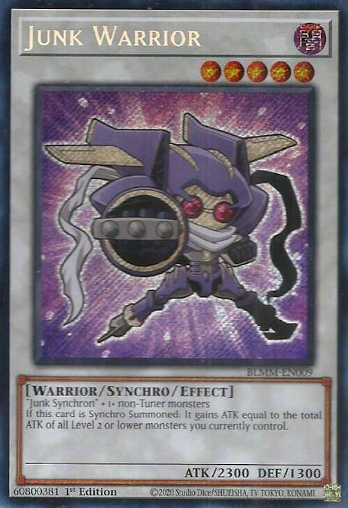Junk Warrior [BLMM-EN009] Secret Rare | Gear Gaming Bentonville