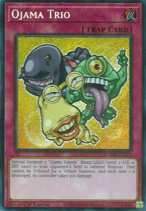 Ojama Trio [BLMM-EN010] Secret Rare | Gear Gaming Bentonville