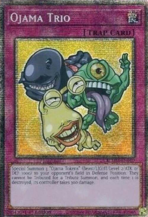 Ojama Trio (Starlight Rare) [BLMM-EN010] Starlight Rare | Gear Gaming Bentonville