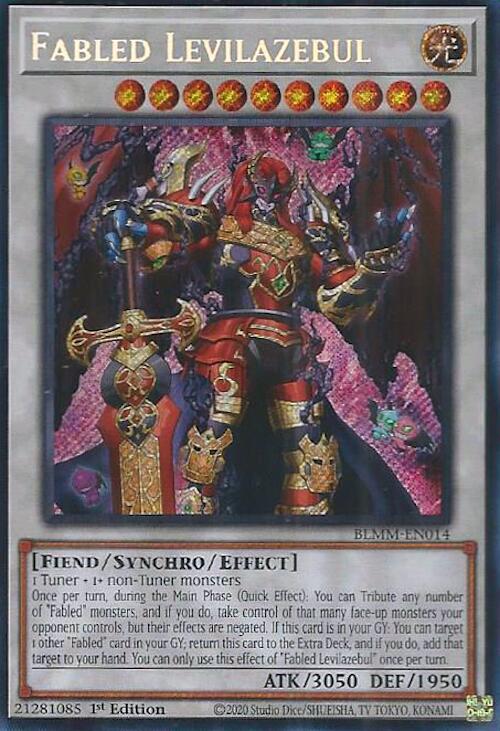 Fabled Levilazebul [BLMM-EN014] Secret Rare | Gear Gaming Bentonville