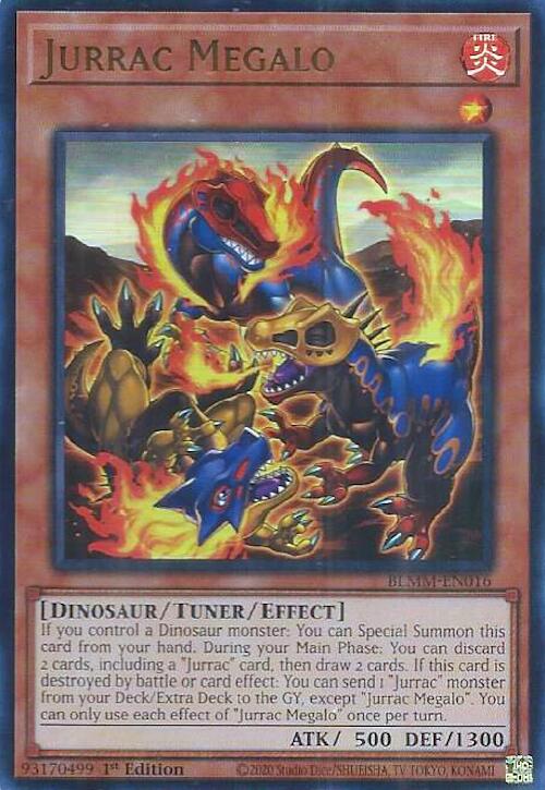 Jurrac Megalo [BLMM-EN016] Ultra Rare | Gear Gaming Bentonville