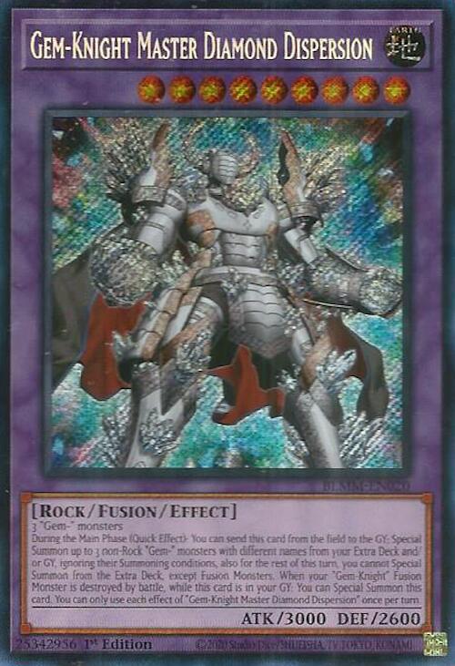 Gem-Knight Master Diamond Dispersion [BLMM-EN020] Secret Rare | Gear Gaming Bentonville