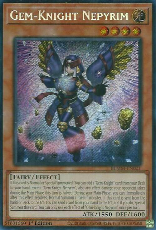 Gem-Knight Nepyrim [BLMM-EN021] Secret Rare | Gear Gaming Bentonville