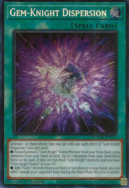 Gem-Knight Dispersion [BLMM-EN023] Secret Rare | Gear Gaming Bentonville