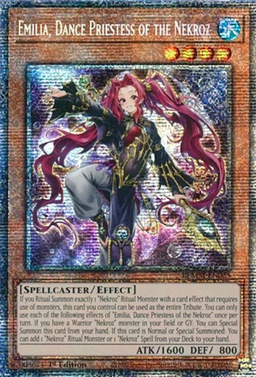 Emilia, Dance Priestess of the Nekroz (Starlight Rare) [BLMM-EN025] Starlight Rare | Gear Gaming Bentonville