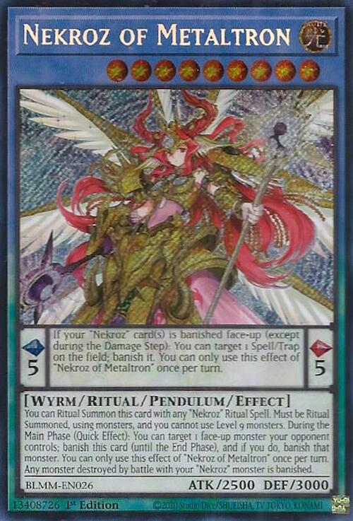 Nekroz of Metaltron [BLMM-EN026] Secret Rare | Gear Gaming Bentonville
