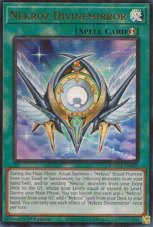Nekroz Divinemirror [BLMM-EN027] Ultra Rare | Gear Gaming Bentonville