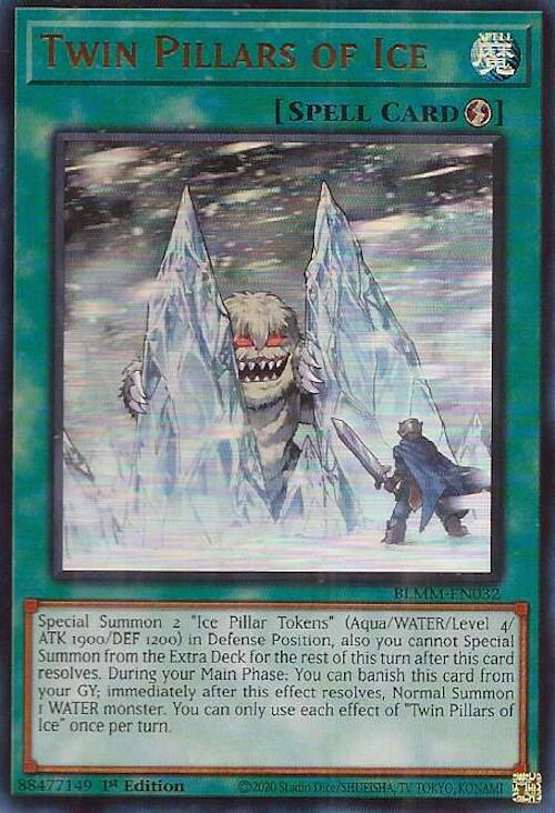 Twin Pillars of Ice [BLMM-EN032] Ultra Rare | Gear Gaming Bentonville