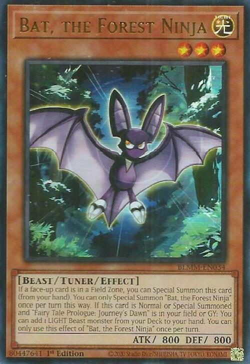 Bat, the Forest Ninja [BLMM-EN034] Ultra Rare | Gear Gaming Bentonville