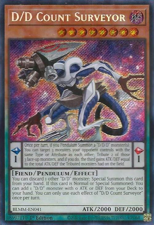 D/D Count Surveyor [BLMM-EN041] Secret Rare | Gear Gaming Bentonville