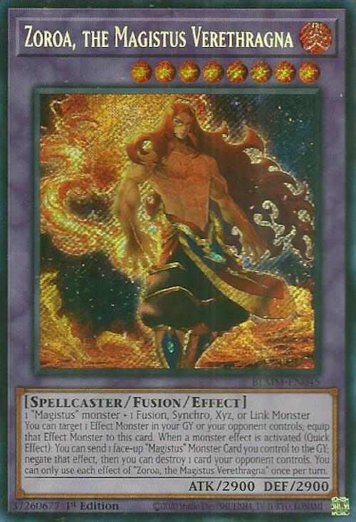 Zoroa, the Magistus Verethragna [BLMM-EN045] Secret Rare | Gear Gaming Bentonville