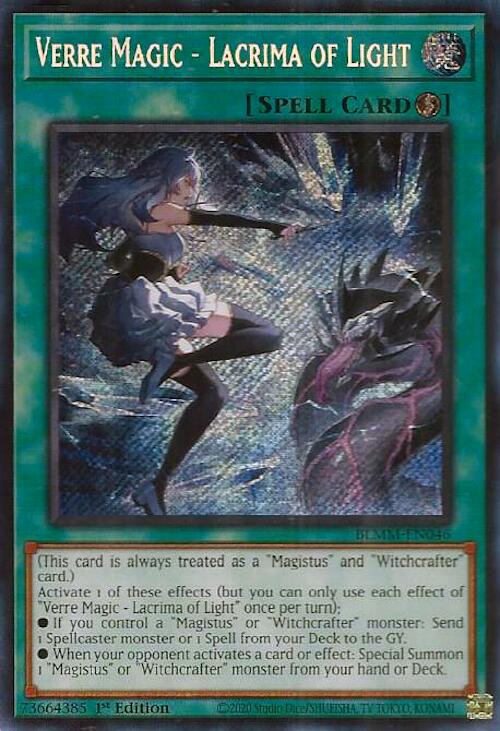 Verre Magic - Lacrima of Light [BLMM-EN046] Secret Rare | Gear Gaming Bentonville