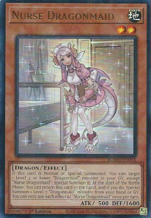Nurse Dragonmaid [BLMM-EN054] Ultra Rare | Gear Gaming Bentonville