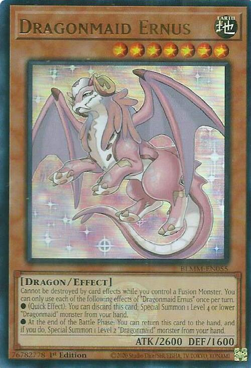 Dragonmaid Ernus [BLMM-EN055] Ultra Rare | Gear Gaming Bentonville