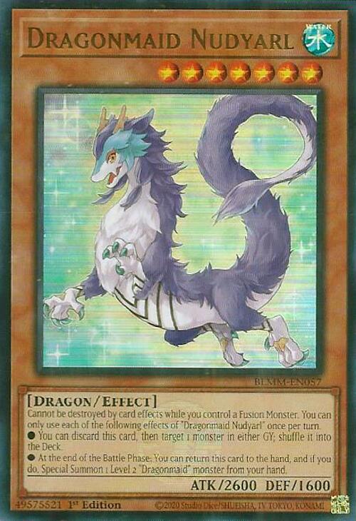 Dragonmaid Nudyarl [BLMM-EN057] Ultra Rare | Gear Gaming Bentonville