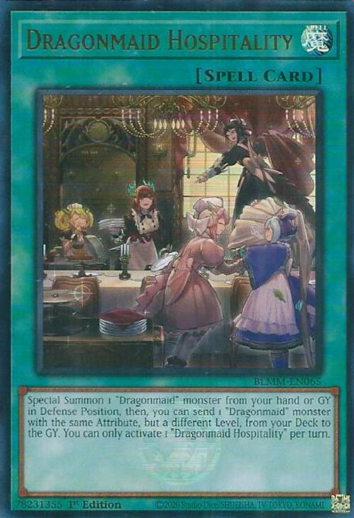 Dragonmaid Hospitality [BLMM-EN065] Ultra Rare | Gear Gaming Bentonville