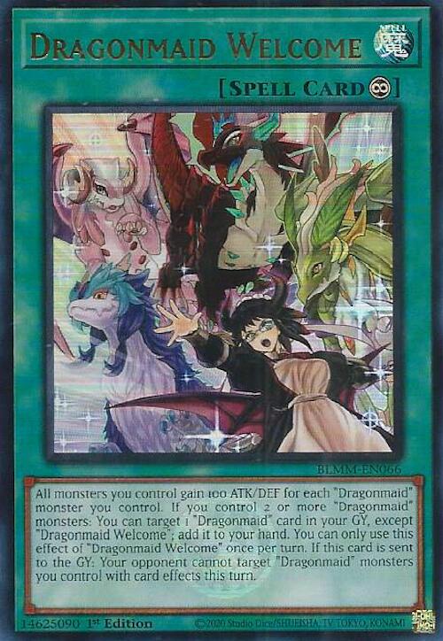 Dragonmaid Welcome [BLMM-EN066] Ultra Rare | Gear Gaming Bentonville
