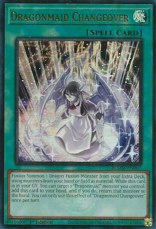 Dragonmaid Changeover [BLMM-EN067] Ultra Rare | Gear Gaming Bentonville
