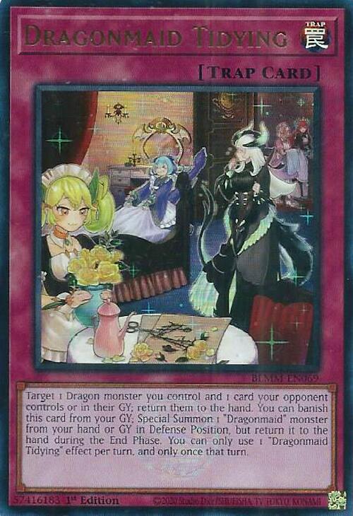 Dragonmaid Tidying [BLMM-EN069] Ultra Rare | Gear Gaming Bentonville