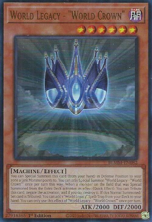 World Legacy - "World Crown" [BLMM-EN082] Ultra Rare | Gear Gaming Bentonville