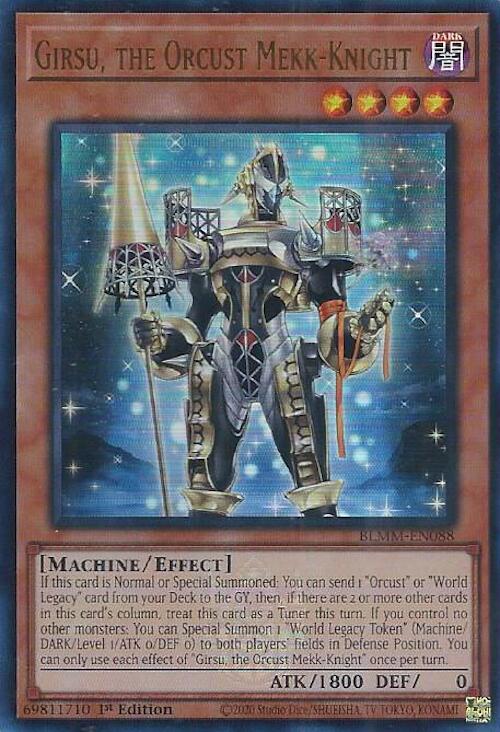 Girsu, the Orcust Mekk-Knight [BLMM-EN088] Ultra Rare | Gear Gaming Bentonville
