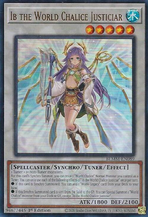 Ib the World Chalice Justiciar [BLMM-EN089] Ultra Rare | Gear Gaming Bentonville