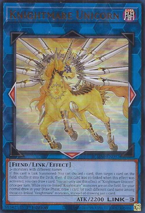 Knightmare Unicorn [BLMM-EN092] Ultra Rare | Gear Gaming Bentonville