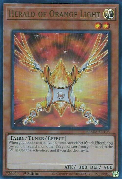 Herald of Orange Light [BLMM-EN103] Ultra Rare | Gear Gaming Bentonville