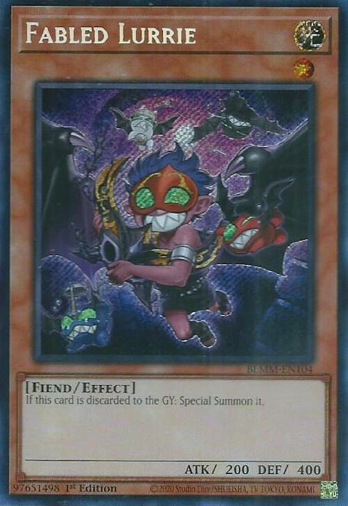 Fabled Lurrie [BLMM-EN104] Secret Rare | Gear Gaming Bentonville